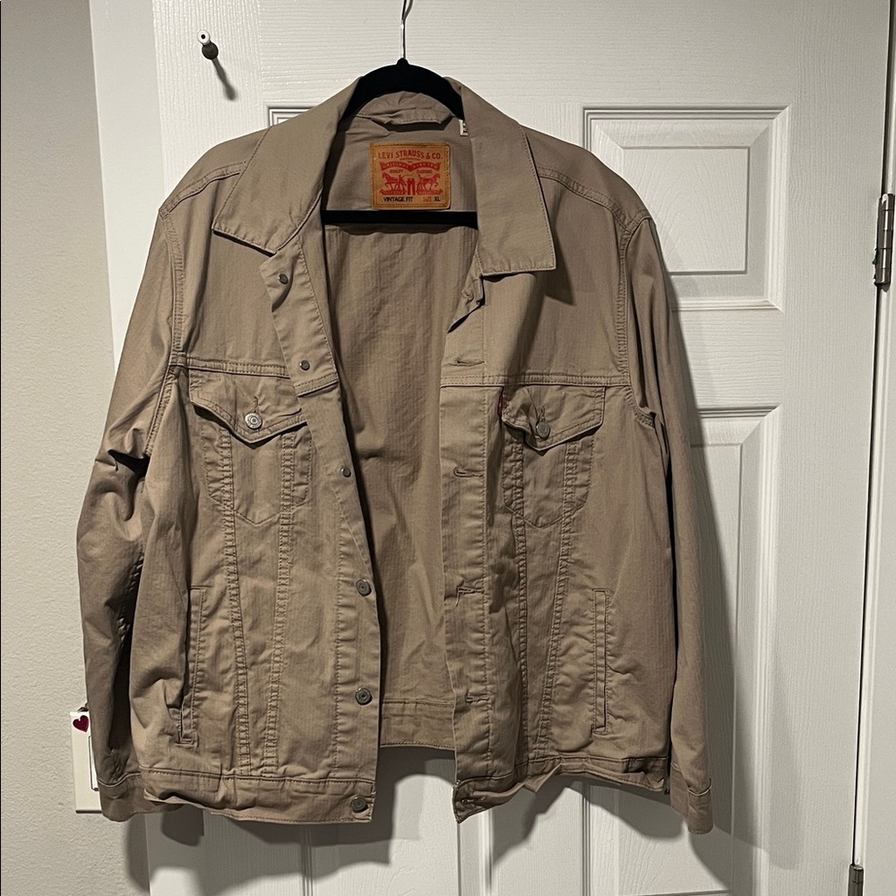Levi's Men's Beige Shirt Jacket